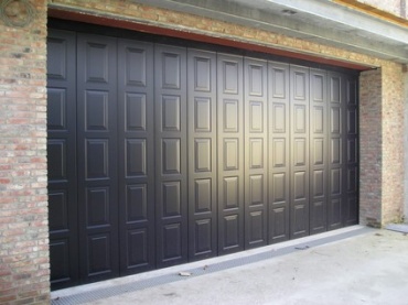 Раздвижные гаражные ворота для двух машин