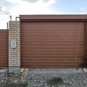 Ворота рулонные секционные Алютех 2750x3125